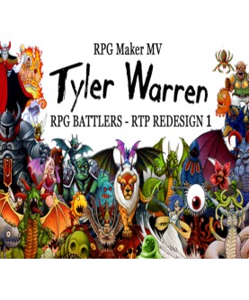RPG Maker MV - Tyler Warren RPG Battlers: RTP Redesign 1 DLC English Language Only Steam Key EUROPE